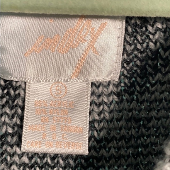 INDEX 80s Nordic sweater gray black size S‎ grandpa sweater - Picture 4 of 4